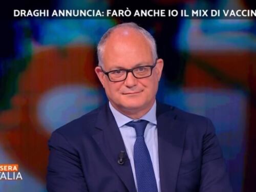 "Un po' agitato...". Gualtieri s'infuria e blocca il marito della Raggi