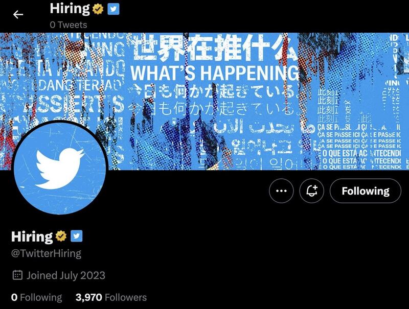 Twitter Hiring