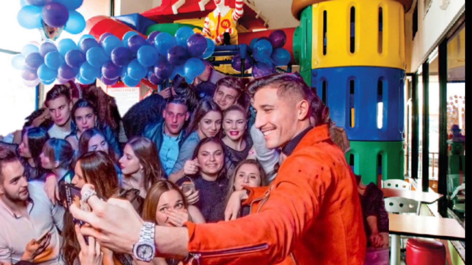 Gianmarco Onestini ritocca la foto di una serata ed è polemica: “Non ti segue nessuno”