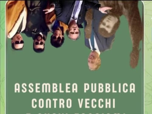 Giornalisti e assessore finiscono a testa in giù