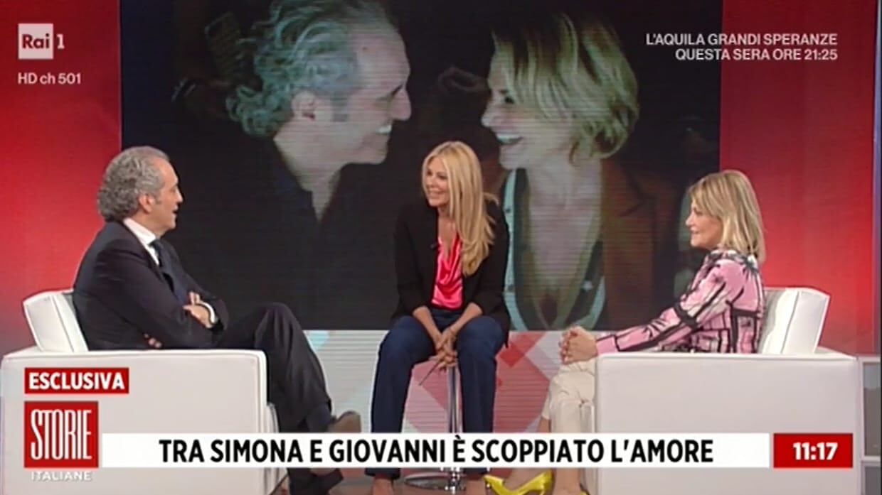 "Bello quanto inaspettato". Simona Ventura racconta la storia d'amore con Giovanni Terzi