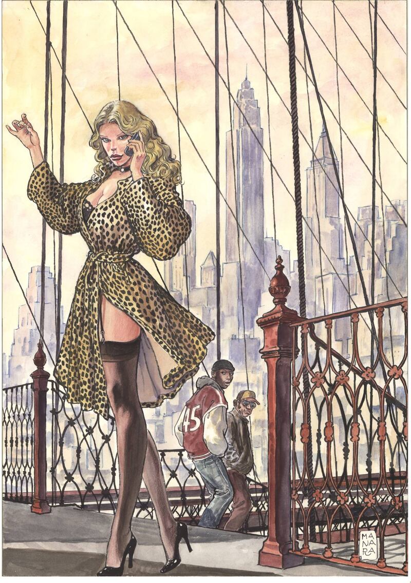 Le donne di Milo Manara su Facebook 3