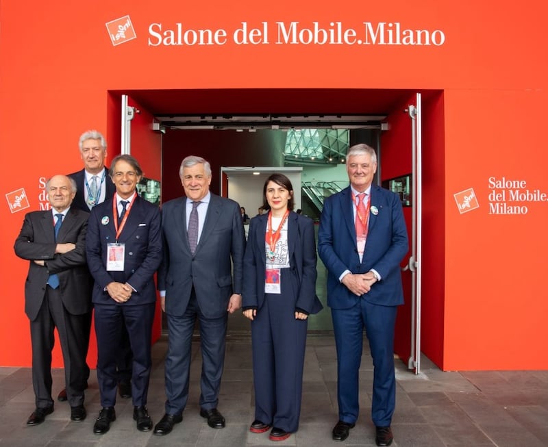 Salone del Mobile ministro Tajani