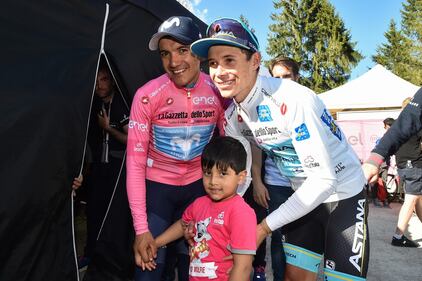 Richard Carapaz campione: gli scatti del vincitore del Giro d'Italia 5