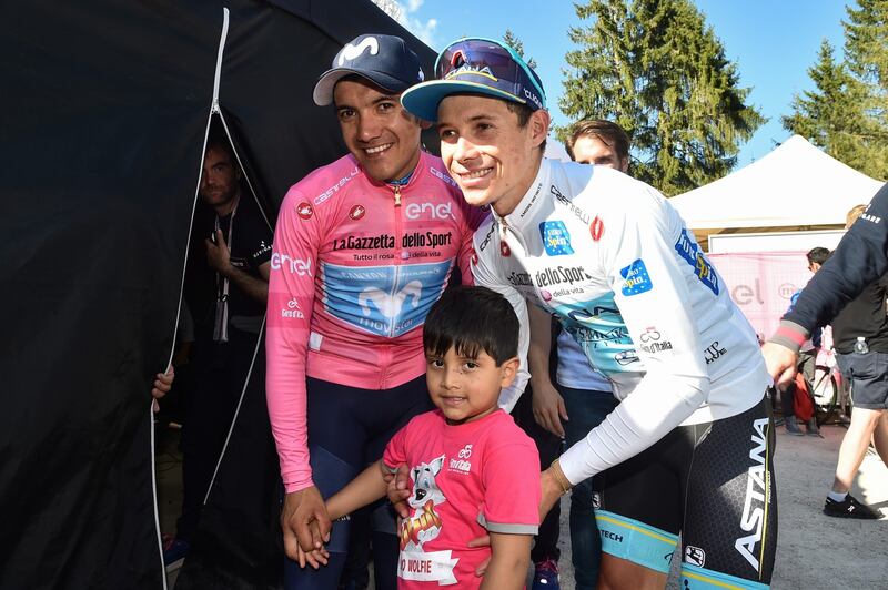 Richard Carapaz campione: gli scatti del vincitore del Giro d'Italia 5