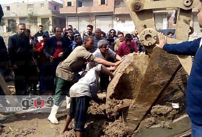 Il Cairo, trovata grande statua di Ramses II 3