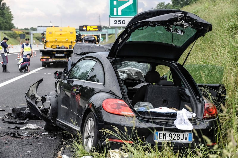 Buonanno, le foto dell'incidente mortale 12