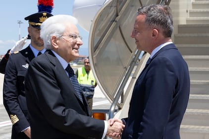 Il presidente italiano Sergio Mattarella