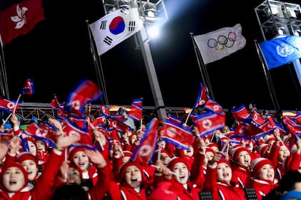 Sugli spalti a Pyeongchang anche il coro nordcoreano 6