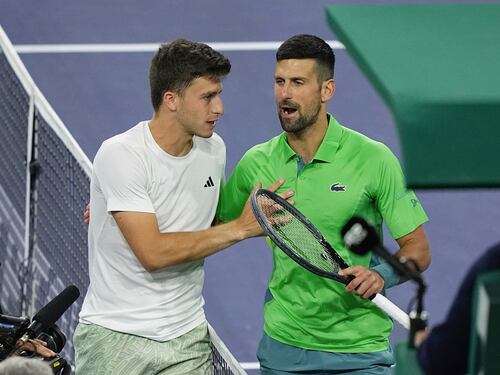 Nardi "strappa" il poster di Djokovic