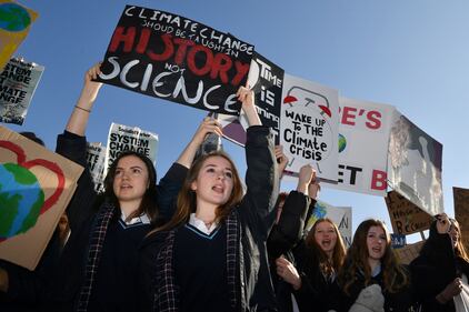 Londra: protesta sui cambiamenti climatici  8