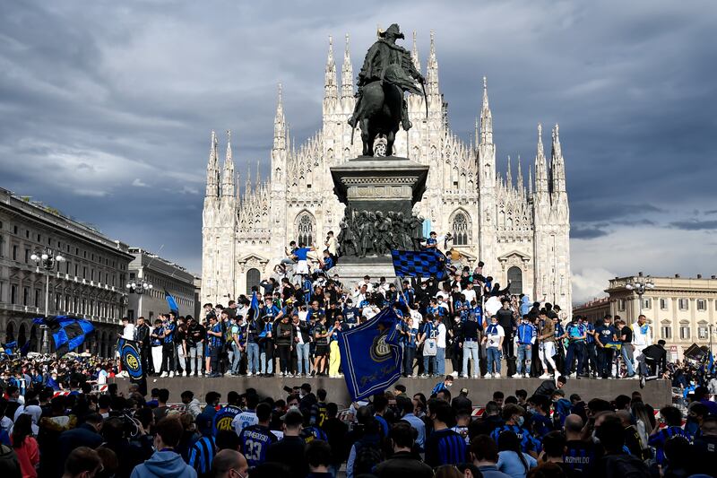 Inter, i festeggiamenti in Piazza Duomo 4