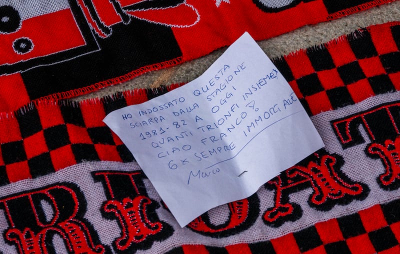 Il tributo a Franco Baresi