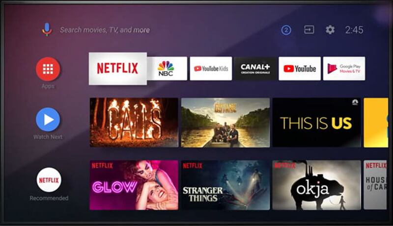 Android tv splash screen