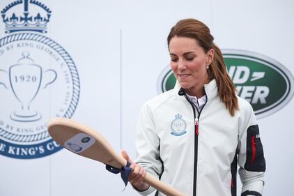 I Duchi di Cambridge alla regata King's Cup sull'Isola di Wight 2