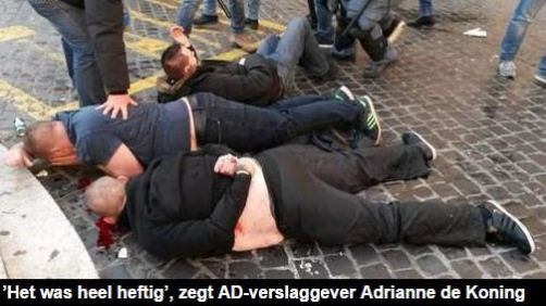 Roma, i tifosi del Feyenoord accusano la polizia italiana