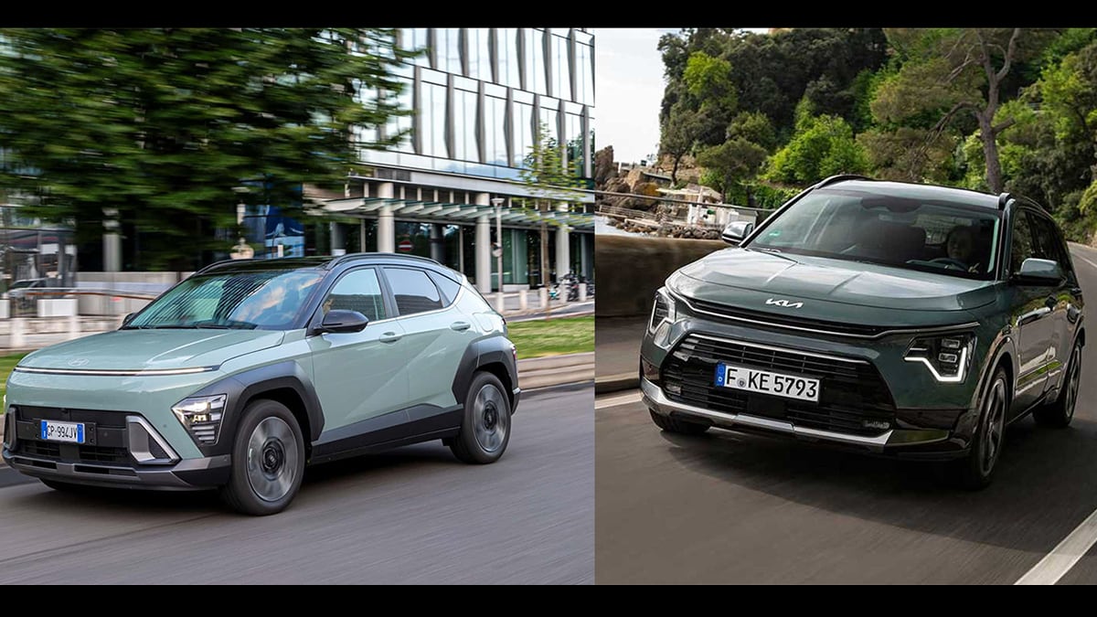 Hyundai Kona VS Kia Niro, sfida tra SUV full-hybrid