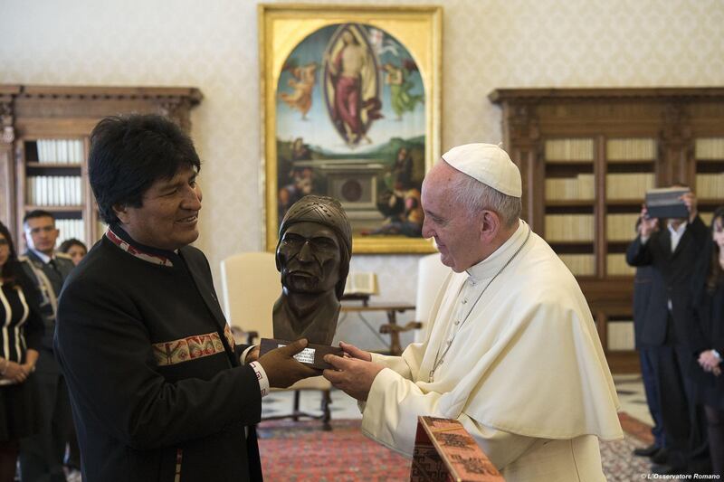 Evo Morales in Vaticano 1