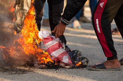 Le proteste contro l'ambasciata Usa in Iraq 5