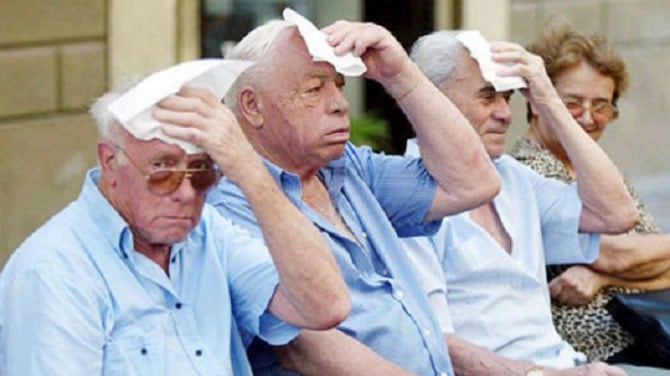 Caldo record, 52 gradi percepiti a Caserta, 51 a Ferrara