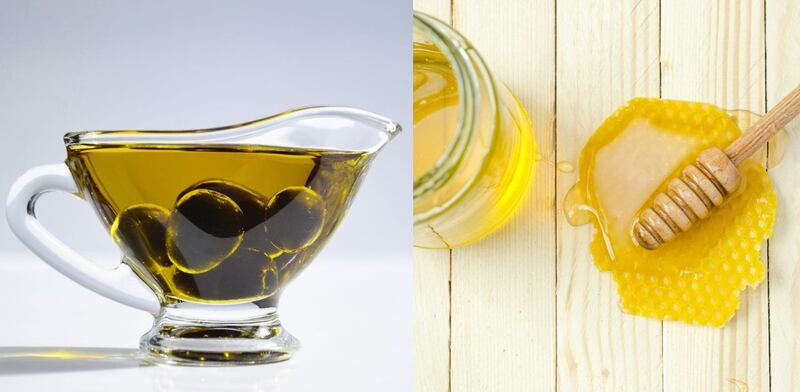 Miele e olio d'oliva