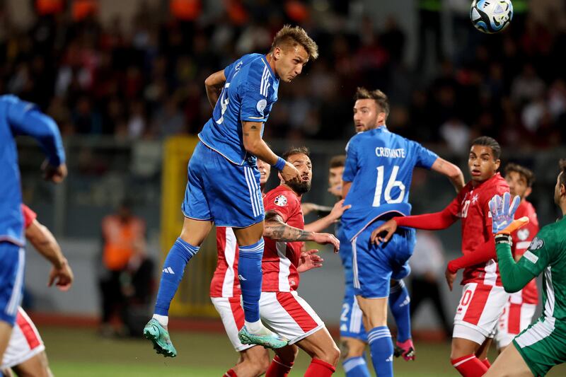 Retegui gol Malta Italia