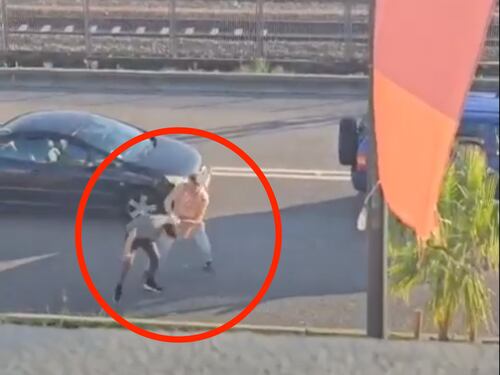 La rissa sulla Casilina è un "fake": si è svolta in Portogallo