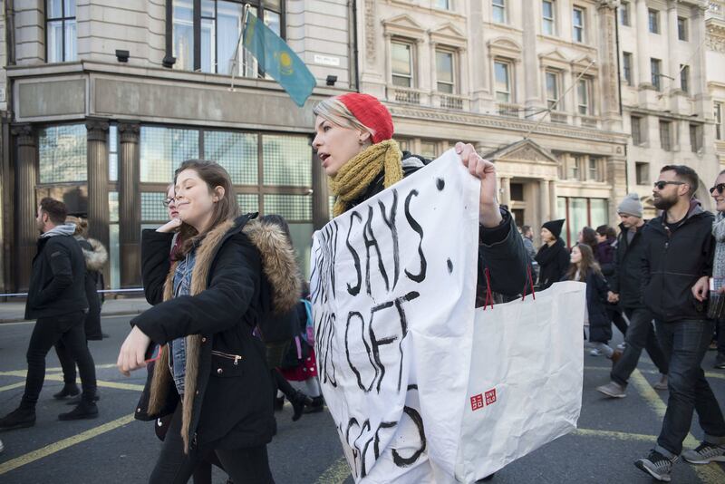 La marcia delle donne anti-Trump 7