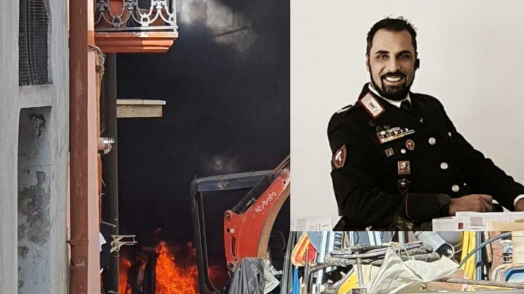 Pierluigi, il carabiniere eroe: nel muro di fuoco per salvare due nonne