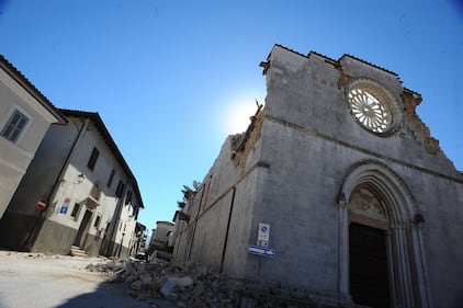 Norcia in macerie 1