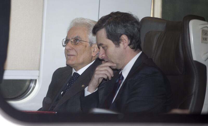 Mattarella va a Firenze in treno e tram 17
