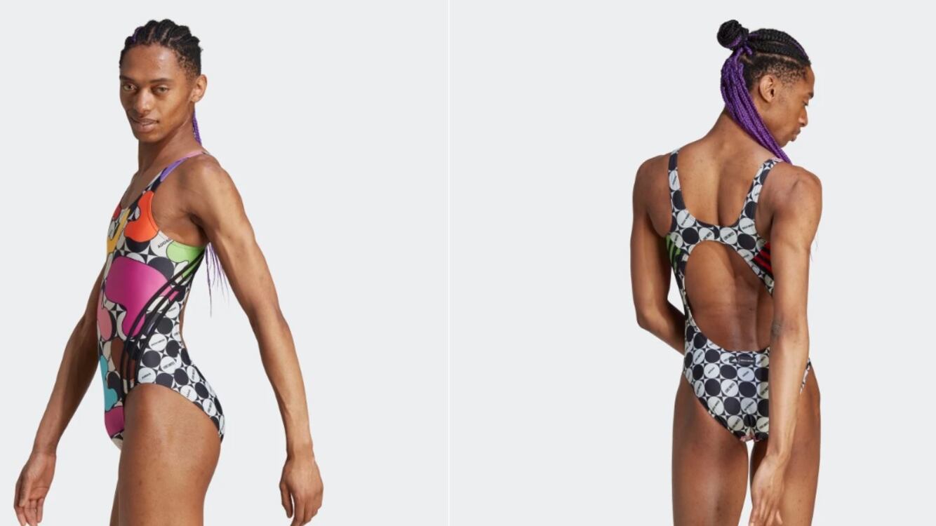Un uomo con il costume da donna: bufera su Adidas dopo la pubblicità Lgbt