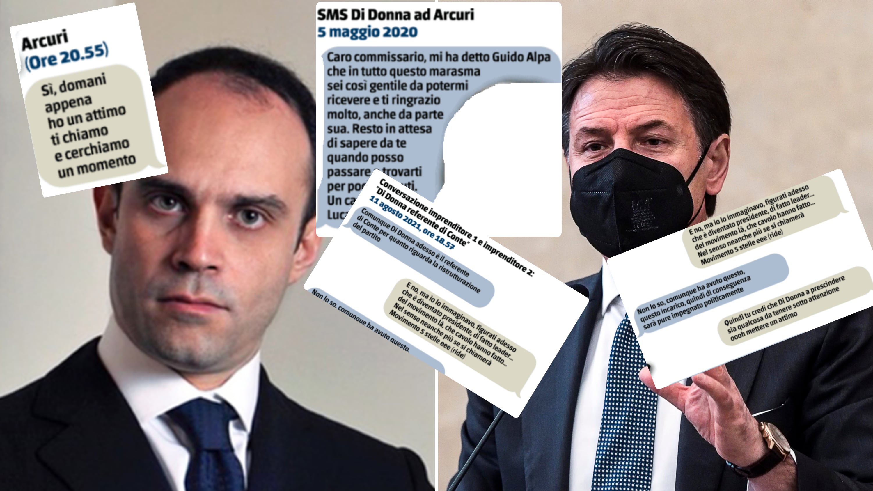 Tutti gli sms sul caso Covid: così Di Donna agiva per Conte