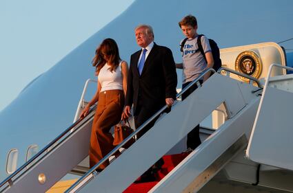 Usa, Melania e Barron Trump si trasferiscono alla Casa Bianca 5