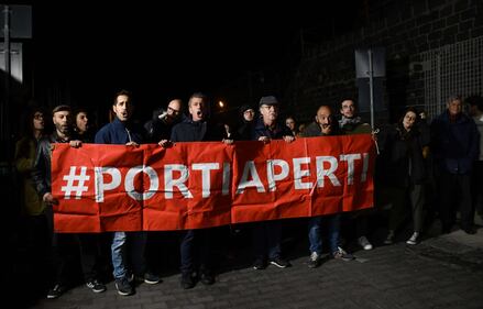 Lo sbarco dei migranti dell'Umanity 3