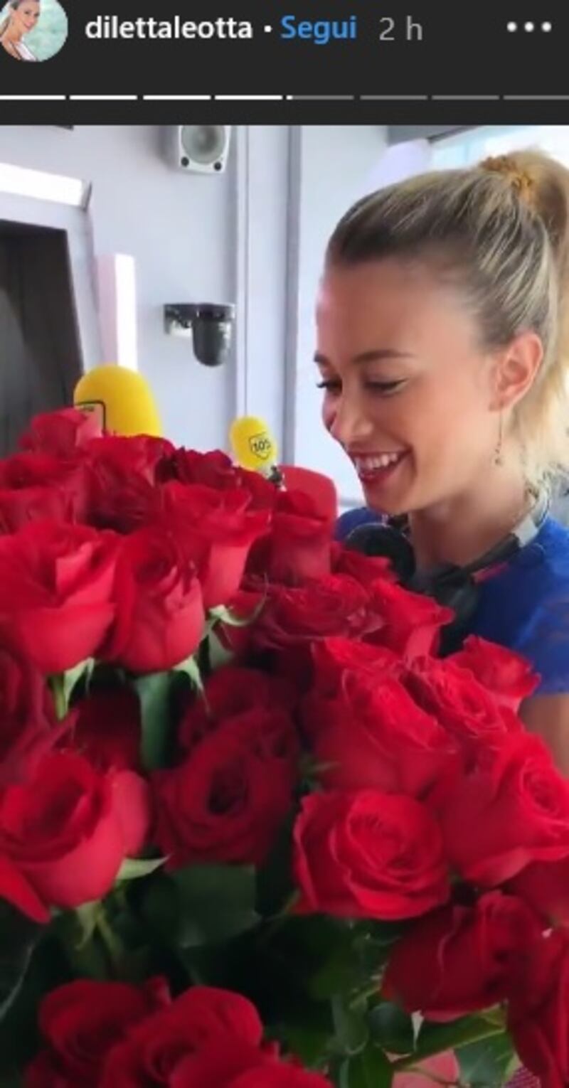 Diletta Leotta e le rose misteriose