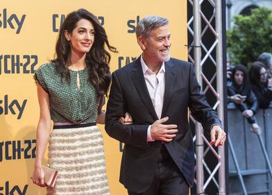George Clooney a Roma per la premiere italiana di "Catch-22" 9