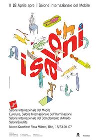 Viaggio nei manifesti copertina del Salone del Mobile 7
