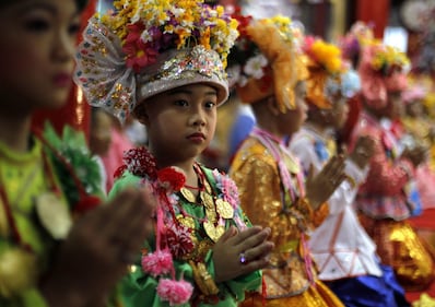 Tailandia, i bambini che saranno monaci buddisti 14