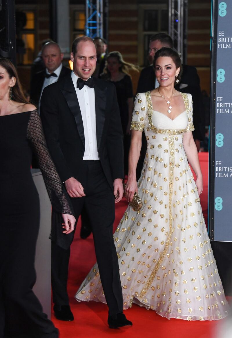 Brad Pitt e i duchi di Cambridge ai Bafta 2020, foto 4