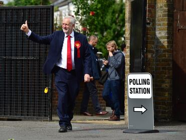 Jeremy Corbyn al voto 7