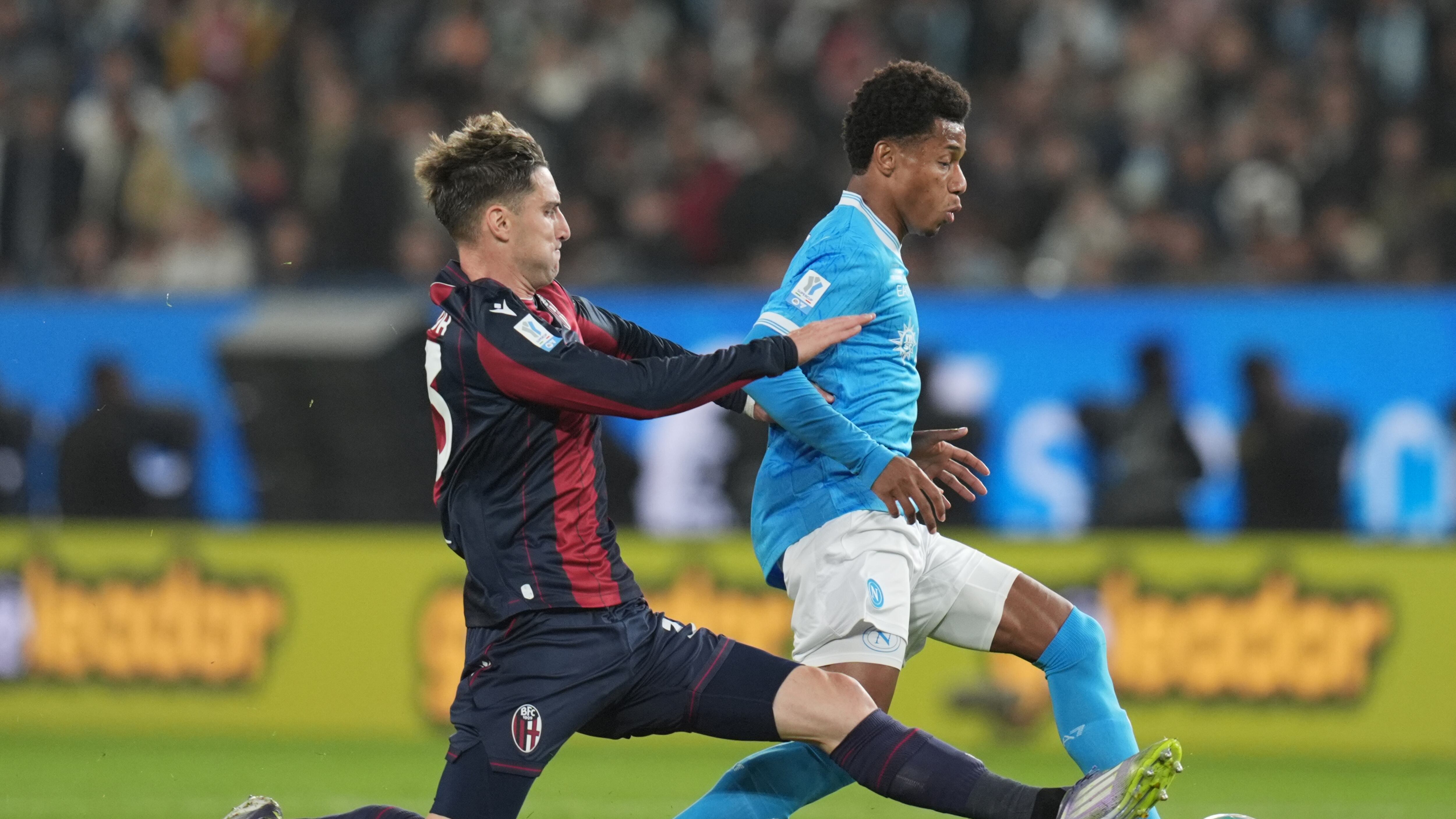 Supercoppa, le pagelle di Napoli-Bologna: Neres e Hojlund stellari, Ravaglia non basta