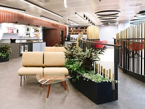 Malpensa, la nuova Lounge Monteverdi omaggio a Gio Ponti