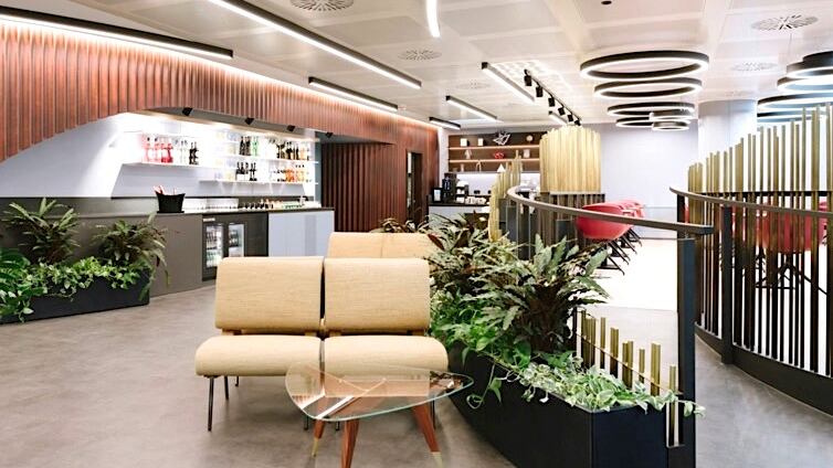 Malpensa, la nuova Lounge Monteverdi omaggio a Gio Ponti