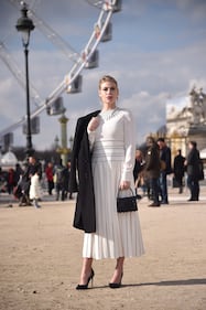 Parigi, Barbara Berlusconi alla sfilata di Valentino 1