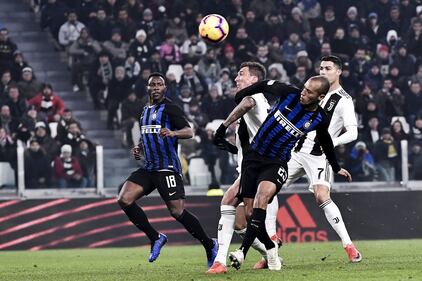 La Juventus vince il derby d'Italia contro l'Inter: le immagini dello Stadium 9