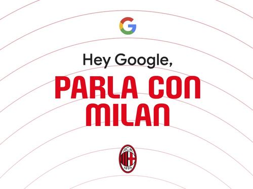 Il Milan porta l'atmosfera del tifo anche a casa con Google