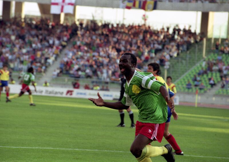 Milla gol Camerun Romania 1990