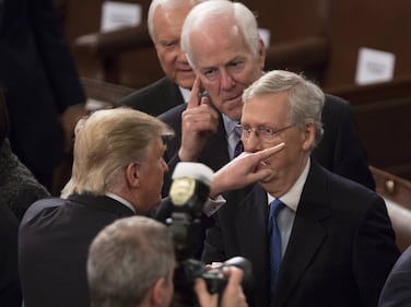 Trump parla davanti al Congresso 5