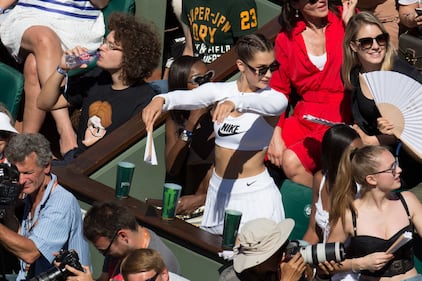 Bella Hadid al Roland Garros in versione "Basic Instinct" 20